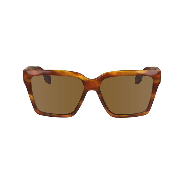 Victoria Beckham Brown Acetate Sunglasses