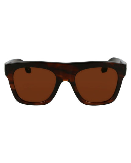 Victoria Beckham Brown Acetate Sunglasses