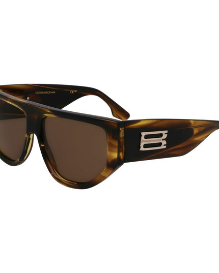 Victoria Beckham Brown Acetate Sunglasses
