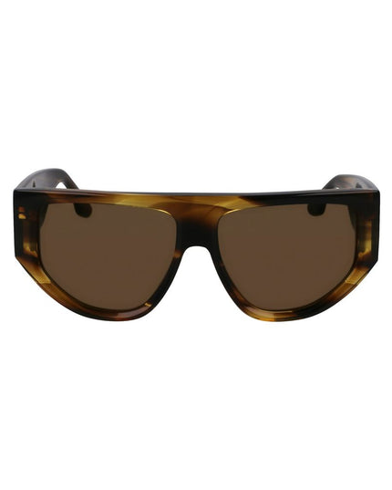 Victoria Beckham Brown Acetate Sunglasses