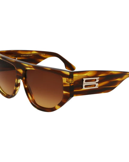 Victoria Beckham Brown Acetate Sunglasses