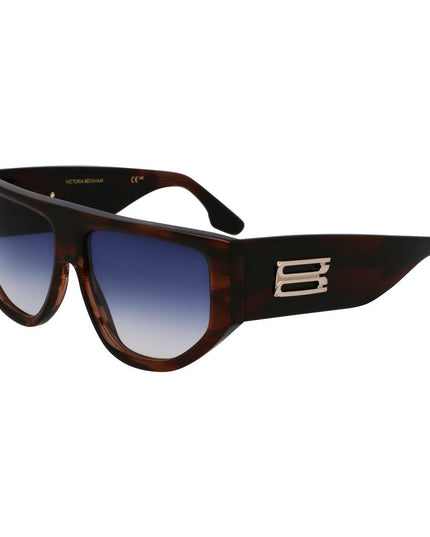 Victoria Beckham Brown Acetate Sunglasses