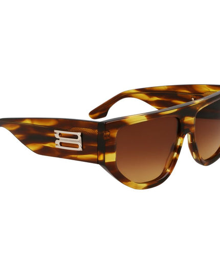 Victoria Beckham Brown Acetate Sunglasses