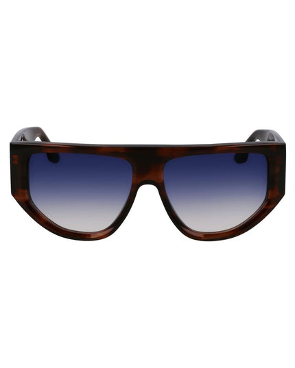Victoria Beckham Brown Acetate Sunglasses