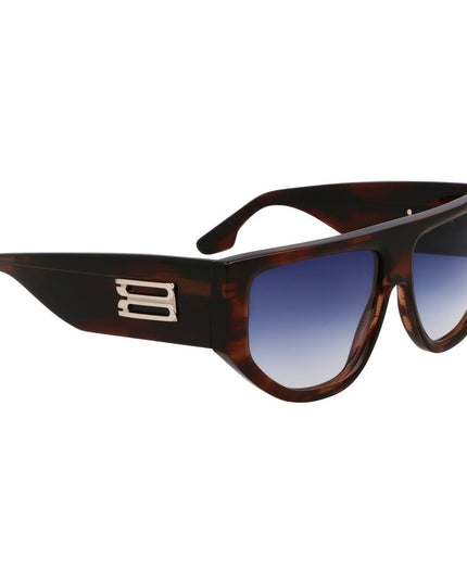 Victoria Beckham Brown Acetate Sunglasses