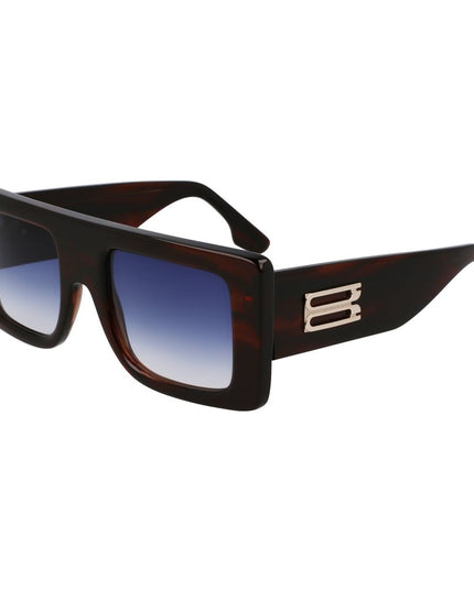 Victoria Beckham Brown Acetate Sunglasses