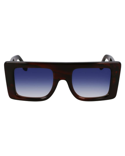 Victoria Beckham Brown Acetate Sunglasses