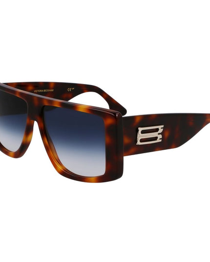 Victoria Beckham Brown Acetate Sunglasses