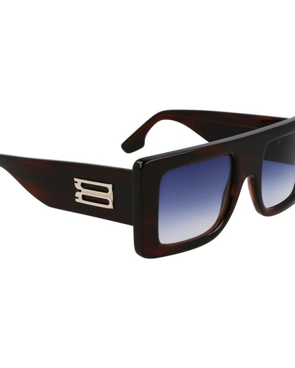 Victoria Beckham Brown Acetate Sunglasses