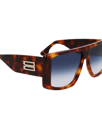Victoria Beckham Brown Acetate Sunglasses