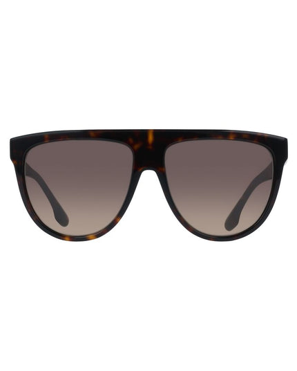 Victoria Beckham Brown Acetate Sunglasses