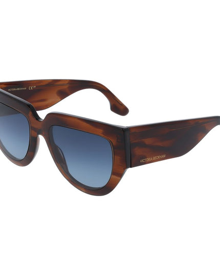 Victoria Beckham Brown Acetate Sunglasses