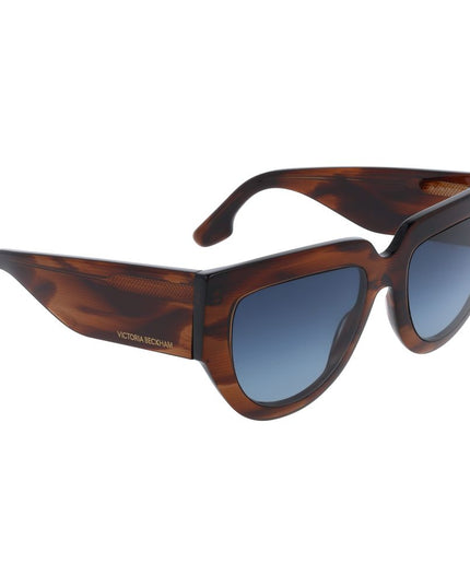 Victoria Beckham Brown Acetate Sunglasses