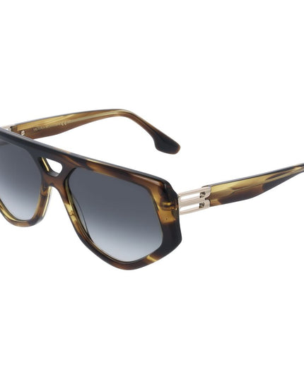Victoria Beckham Brown Acetate Sunglasses
