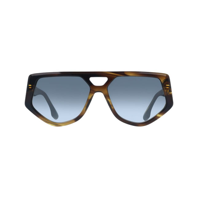 Victoria Beckham Brown Acetate Sunglasses