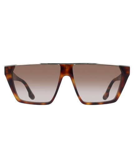 Victoria Beckham Brown Acetate Sunglasses