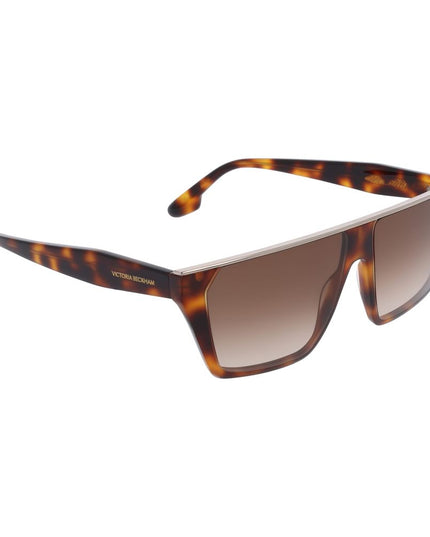 Victoria Beckham Brown Acetate Sunglasses