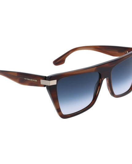Victoria Beckham Brown Acetate Sunglasses
