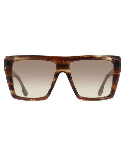 Victoria Beckham Brown Acetate Sunglasses