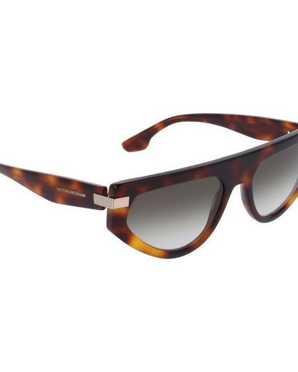 Victoria Beckham Brown Acetate Sunglasses