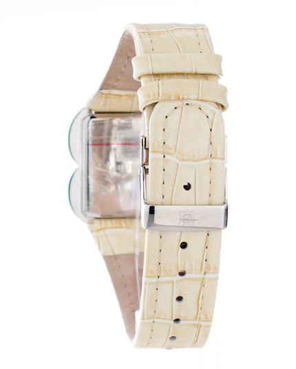 Laura Biagiotti Beige Stainless Steel Dress Watch