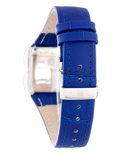 Laura Biagiotti Purple Leather Dress Watch