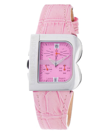 Laura Biagiotti Multicolor Leather Dress Watch