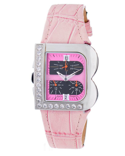 Laura Biagiotti Multicolor Leather Dress Watch