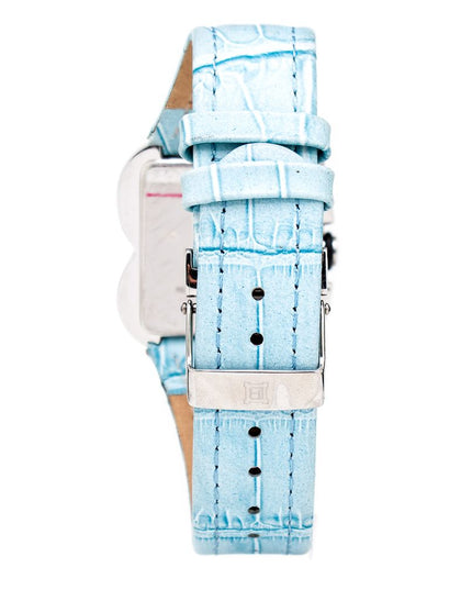 Laura Biagiotti Blue Leather Dress Watch