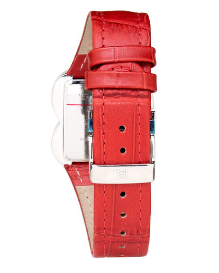 Laura Biagiotti Red Leather Dress Watch