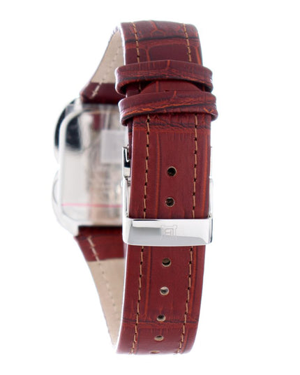 Laura Biagiotti Brown Leather Dress Watch