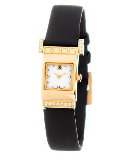 Laura Biagiotti Black Rubber Dress Watch