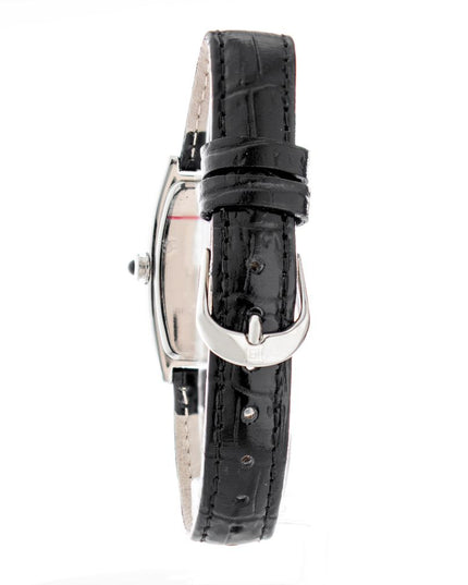 Laura Biagiotti Black Leather Dress Watch