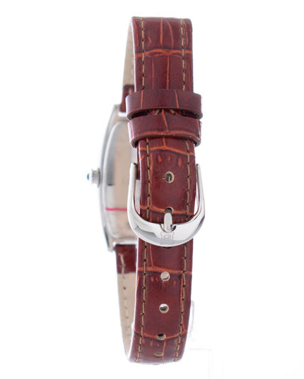 Laura Biagiotti Brown Leather Dress Watch