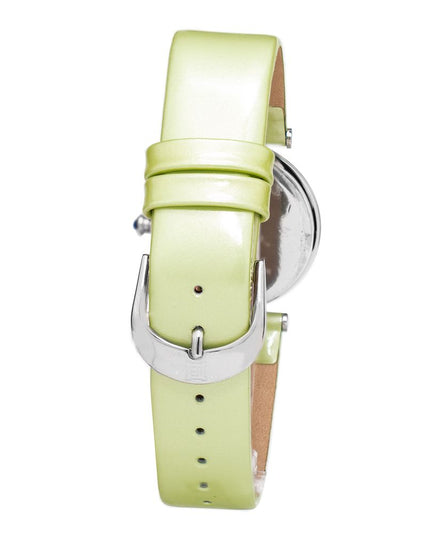 Laura Biagiotti Green Leather Dress Watch