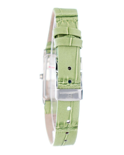 Laura Biagiotti Green Leather Dress Watch