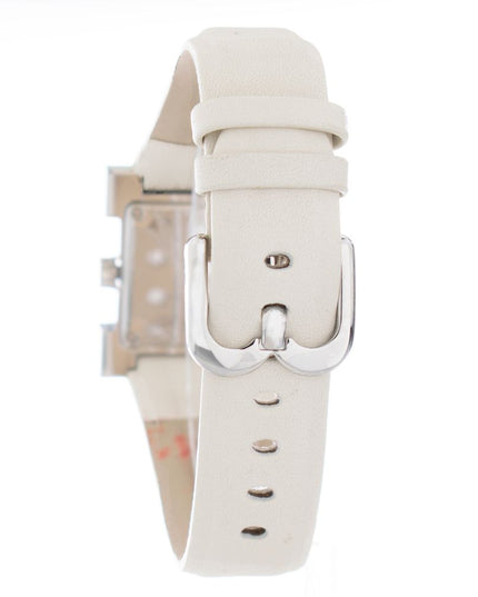 Laura Biagiotti Beige Leather Dress Watch