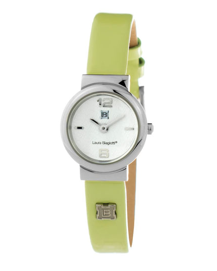 Laura Biagiotti Green Leather Dress Watch
