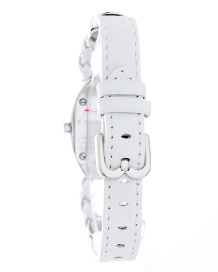 Laura Biagiotti White Leather Dress Watch