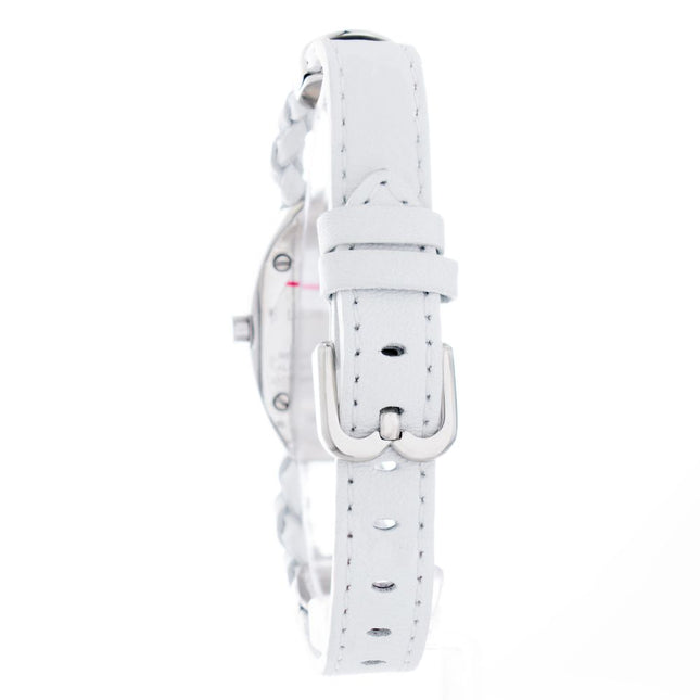 Laura Biagiotti White Leather Dress Watch