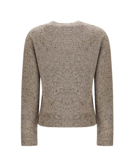 The Row Beige Cashmere Cardigan