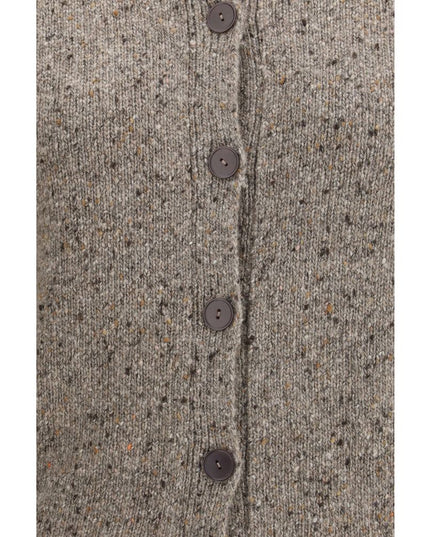 The Row Beige Cashmere Cardigan