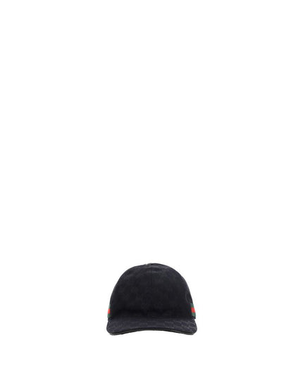 Gucci Black Cotton Cap (Baseball Hat)
