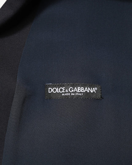 Dolce & Gabbana Black Wool Single Breasted 3 Piece Men Suit