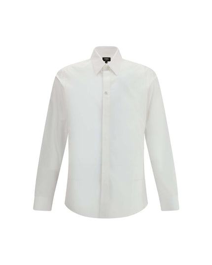 Fendi White Cotton Dress Shirt