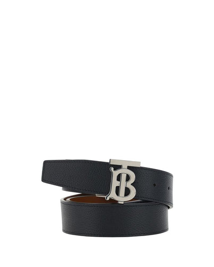Burberry Black Calf Leather Bos Taurus Regular Belt