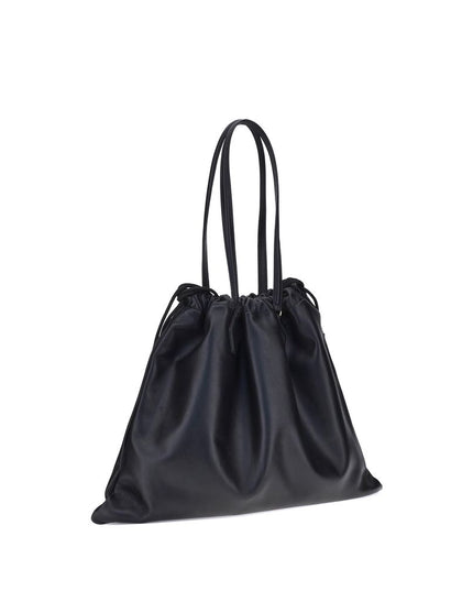 Jimmy Choo Black Calf Leather Bos Taurus Shoulder Bag