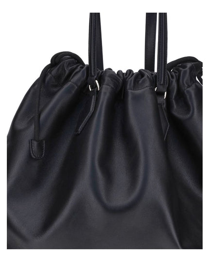 Jimmy Choo Black Calf Leather Bos Taurus Shoulder Bag