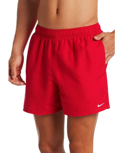 Nike Red Polyester Swim Shorts