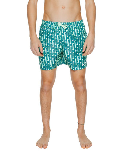 Nike Green Polyester Swim Shorts